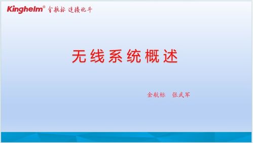 金航標發布《無線系統概述 個人互聯網服務的新篇章》